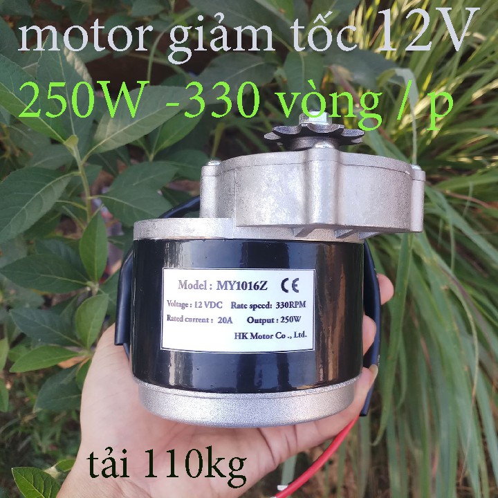 motor giảm tốc 12v 250w- motor giảm tốc 12v - ic 12v 250w chế xe điện ...