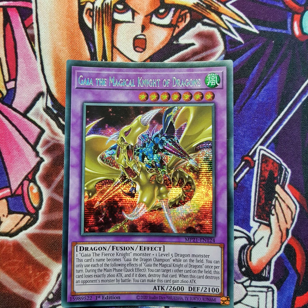 Gaia The Magical Knight Of Dragons Carta Yugioh! Español