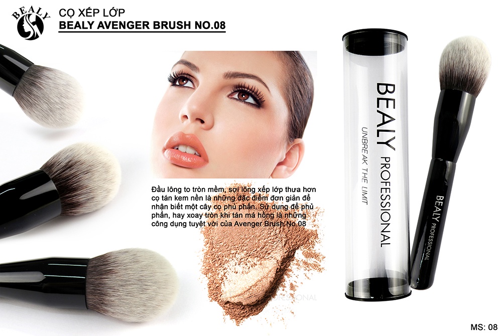 Mô tả Cọ Trang Điểm Xếp Lớp BEALY Avenger - 6