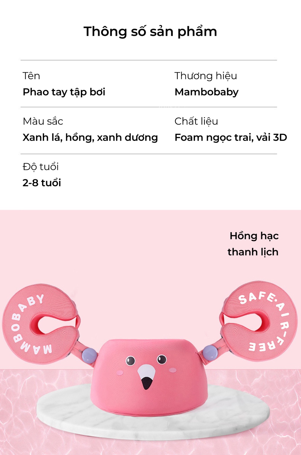 Nút cài phao Mambobaby