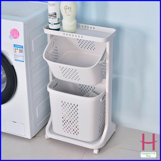 Kệ đa năng 2 và 4 tầng cùng giỏ nhựa Việt Nhật Plastic 5567 (3 giỏ + 1 nắp) { H }