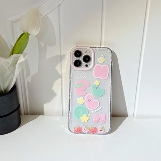 Ốp Điện Thoại Họa Tiết Hoa Màu Laser Đơn Giản Chống Sốc Cho IPhone 13 12 11 Pro Max 8 7 Plus X XS XR