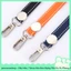 Dây Móc / Dây Kéo Tơrua Bao Đựng Thẻ Nhân Viên Da Pu 3 Ngăn Phong Cách Simple Color Đơn Giản