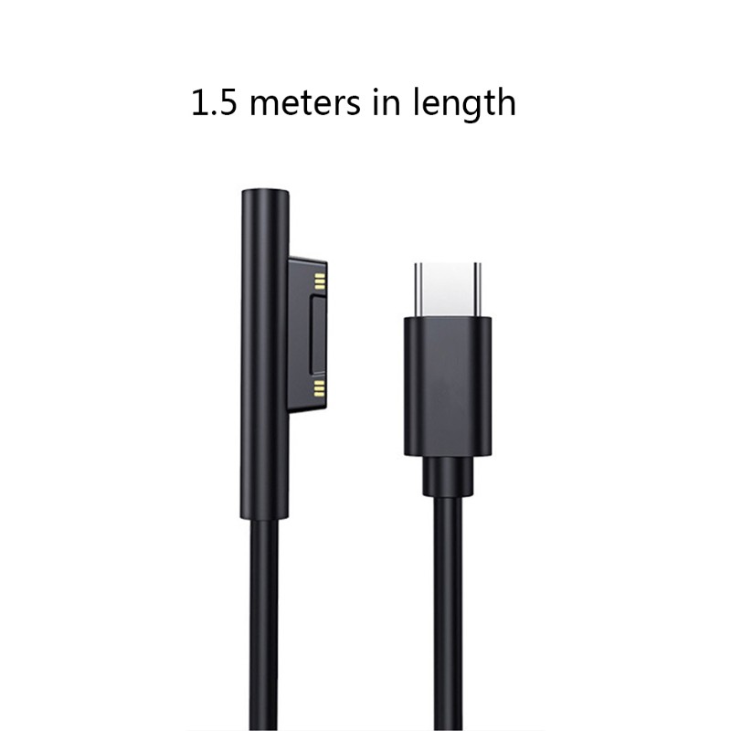 Dây cáp sạc usb c dành cho máy tính bảng surface pro 7 / 6 / 54 / 3