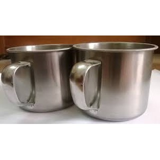 Cốc inox, ca inox 7cm dày dặn- siêu bền tiện lợi cho dã ngoại