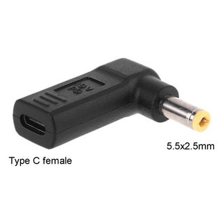 LI cho DC Bộ Chuyển Đổi Nguồn Type-C Nữ Đến 5 5x2 5mm Nam Jack Giao Diện Laptop Kết Nối Phù Hợp Cho
