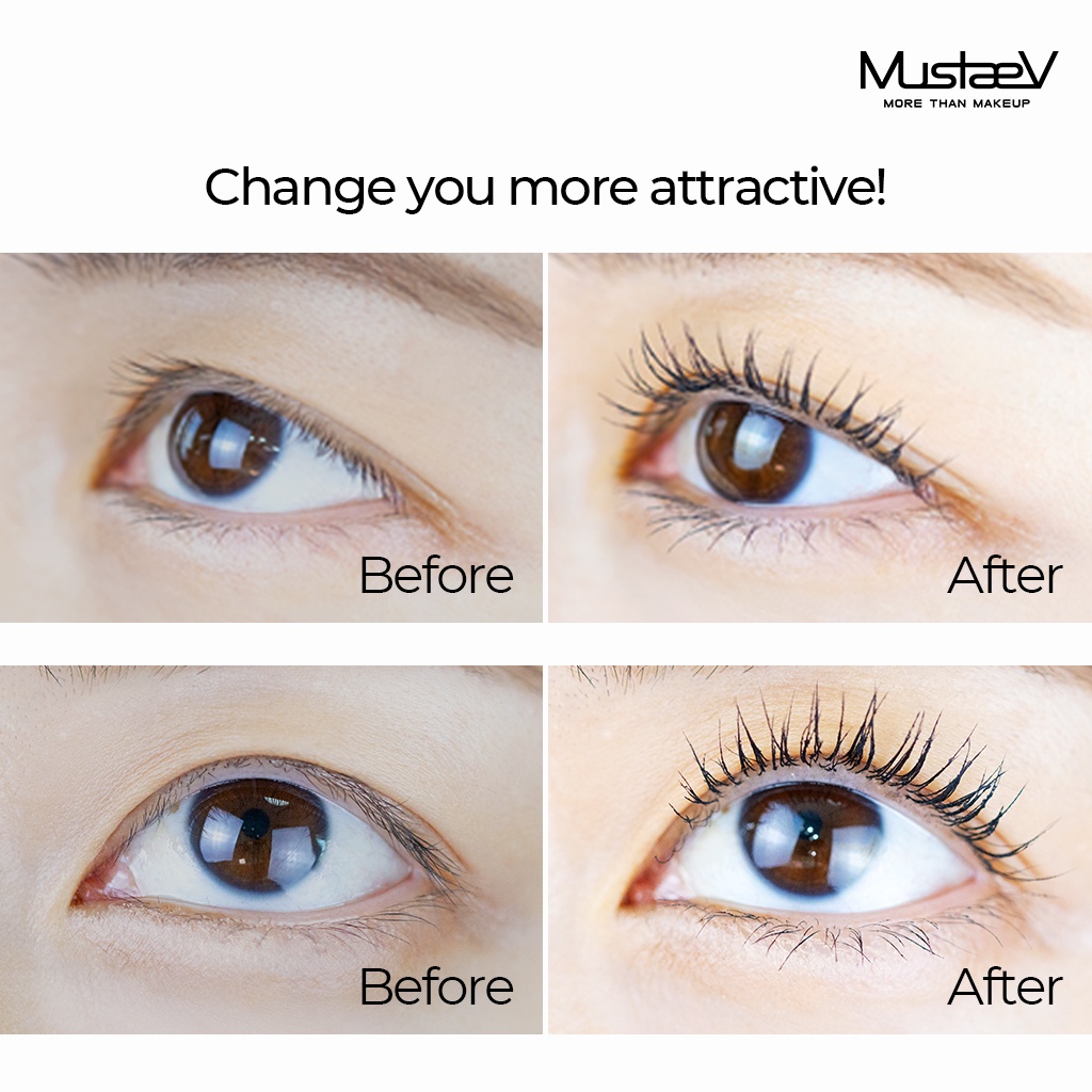 Ảnh Mascara chống thấm nước MUSTAEV cố định Powerproof Mascara (7ml) 1