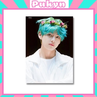 Decal tranh dán tường phòng ngủ  album bts bóng kính poster anime