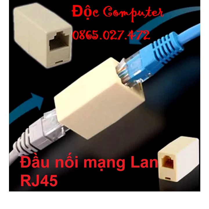 Đầu nối dài dây mạng LAN RJ45, dây internet | Shopee Việt Nam