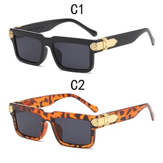 Mới Vuông Steampunk Khung Vuông Sunnies Studios Kính Mát Thẩm Mỹ Cho Nữ / Nam