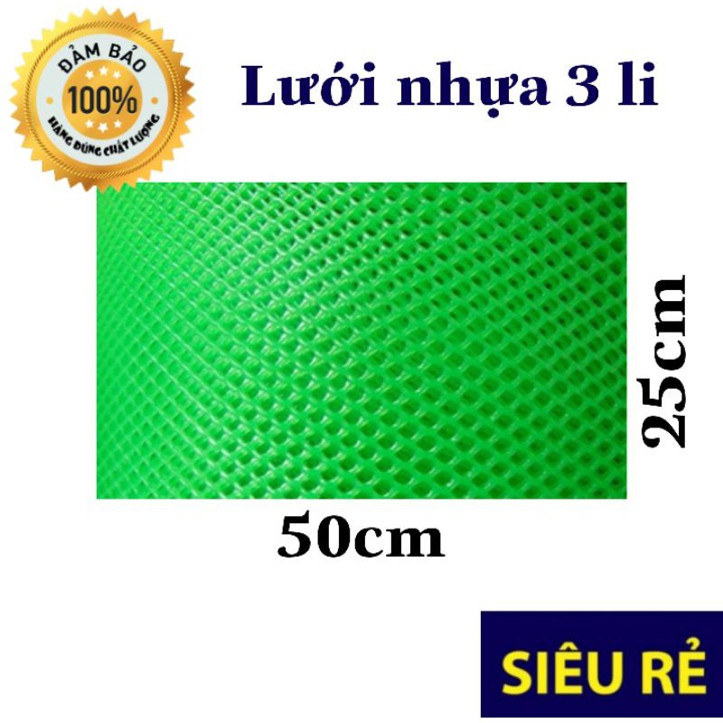 Lưới Nhựa 3 Li: Giải Pháp Tiện Lợi và Bền Vững Cho Mọi Công Trình