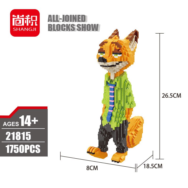 Balody Mini Khối Hoạt Hình Zootopia Đấu Giá Nhân Vật Cáo Thỏ Mô Hình ...