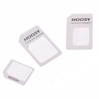 BỘ ADAPTER ÁO SIM ĐA NĂNG 3 cái - dùng cho sim nhỏ - sim vừa - sim to