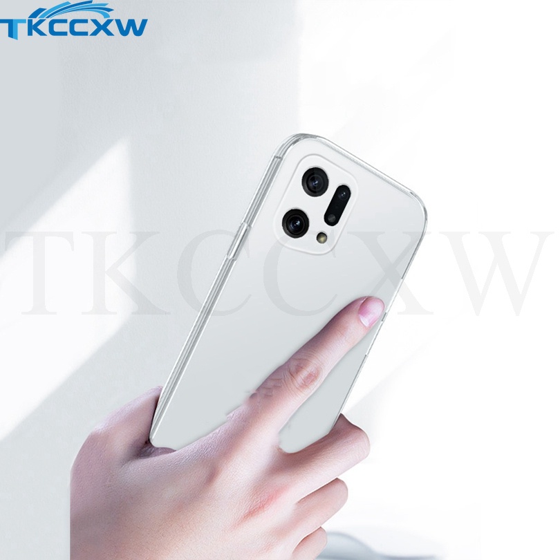 Ốp Điện Thoại Silicon Trong Suốt Hình Vuông Cho OPPO F11 F19 Pro+ F19S F1S F5 Youth F15 Find X5 X3 Pro X5 X3 X2 Lite X2 X3 Neo