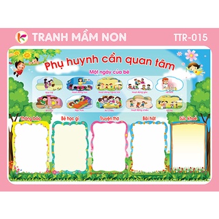 tranh góc mầm non 9 chủ đề góc thư viện học tập khám phá.. [xốp ...