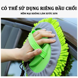 Chổi Lau Rửa Xe Ô Tô Đa Năng VERSION 2 – Chổi Dài Có 3 Nấc Điều Chỉnh Tiện Lợi