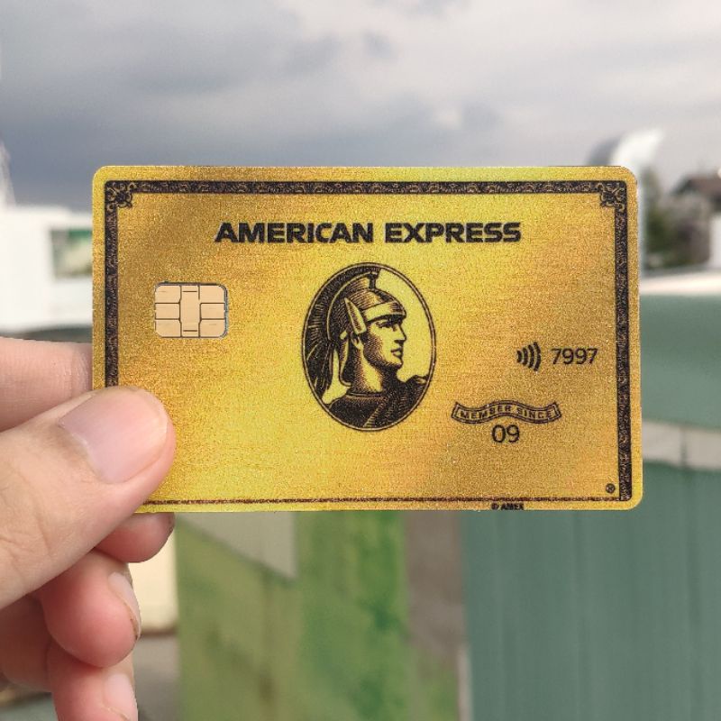 Miếng Dán Trang Trí AMERICAN CARDS - Decal Thẻ ATM (Thẻ Chung Cư, Thẻ Xe, Debit, Credit) NF2