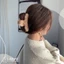 Kẹp tóc càng cua vải lông phong cách Hàn Quốc Larme Accessories - TH0002