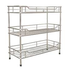 Kệ chén 3 tầng Inox 30x50cm | Shopee Việt Nam