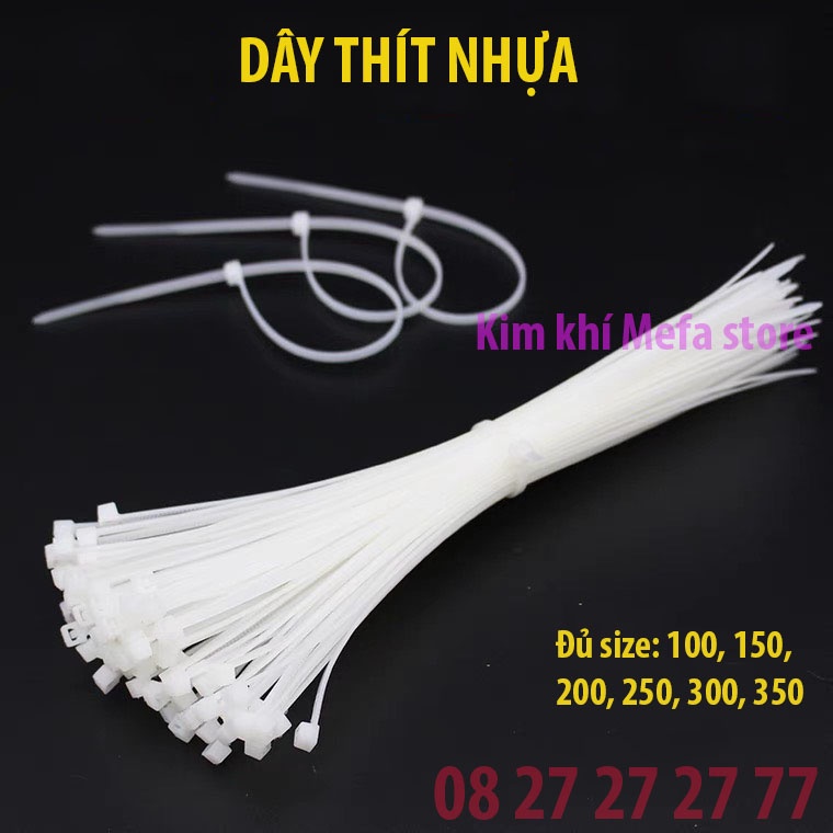 Túi 250g dây thít, dây rút, lạt nhựa đủ kích thước | Shopee Việt Nam
