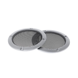 R * 2 Chiếc Loa Nướng 3 "Bảo Vệ Loa Siêu Trầm Khung Lưới Tản Nhiệt Lưới Thép Trang Trí Vòng Tròn DIY Phụ Kiện