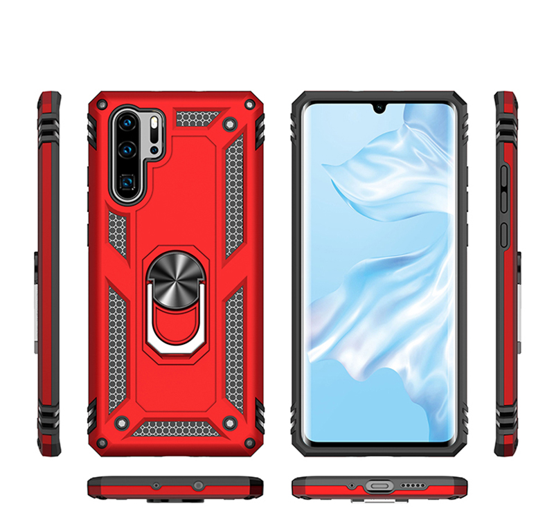 Dành cho Huawei P30 Pro / P30 / P30 Lite Vỏ bảo vệ quân sự hạng nặng có giá đỡ nhẫn