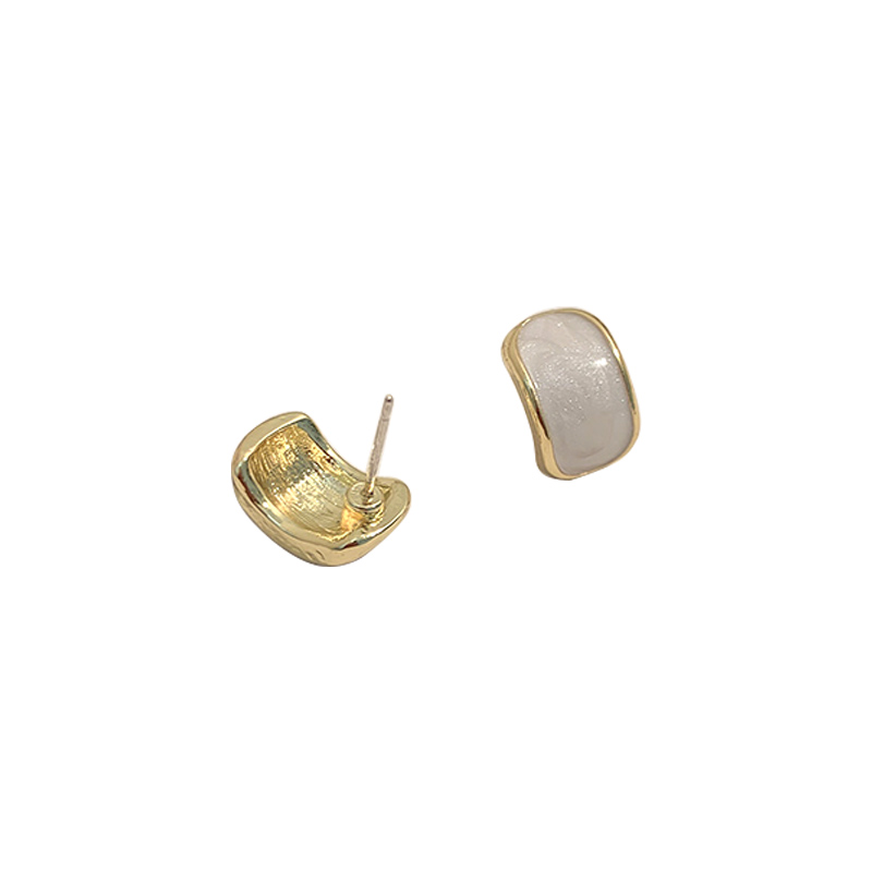 Bông tai đá Opal tinh tế đơn giản và nhỏ gọn