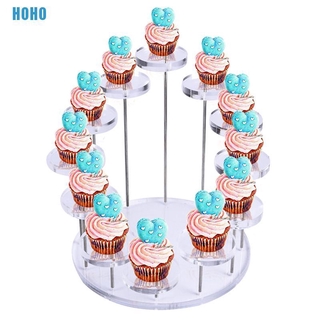 Giá đỡ chất liệu bằng nhựa acrylic dùng để đựng bánh cupcake tiện lợi