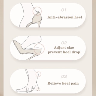 Miếng Lót Giày Cao Gót Giảm Đau Chống Trượt Mềm Mại Cho Nữ
