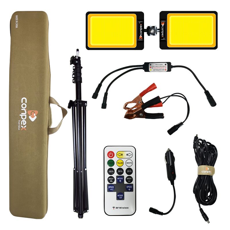 Đèn led camping Conpex chip led đôi 2 tép chống nước, 3 màu | Shopee ...