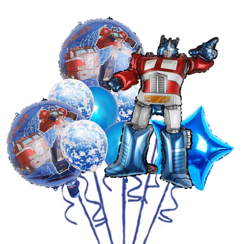 ST2 Transformers Optimus Prime Bumblebee Phim Hoạt Hình Lá Bóng Bộ Đồ Chơi Trẻ Em Tiệc Sinh Nhật Chủ Đề Trang Trí TS2