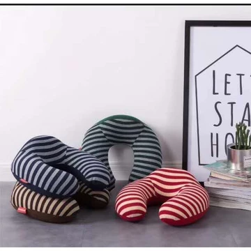 Gối kê cổ chữ U, gối đỡ cổ vải đũi siêu mát, gối văn phòng,gối du lịch, đi xe ô tô, gối chữ u massage cổ
