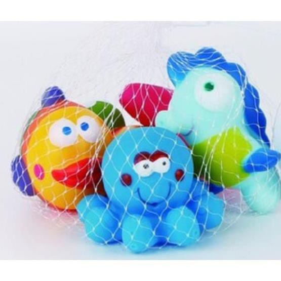 Ảnh Set đồ chơi tắm cho bé 6 món sinh vật biển ngộ nghĩnh Toys House TL8112 1