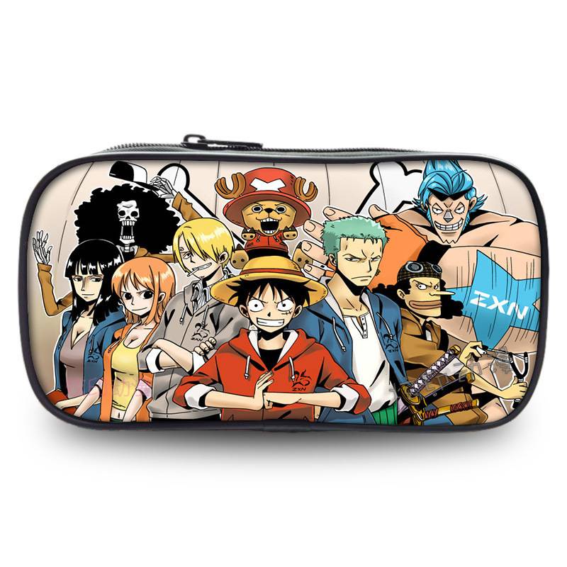 Túi Đựng Bút Chì In Hoạt Hình ONE PIECE Dễ Thương Cho Bé Túi Đựng Bút Cỡ Lớn In Hoạt Hình Luffy Dễ Thương Cho Học Sinh