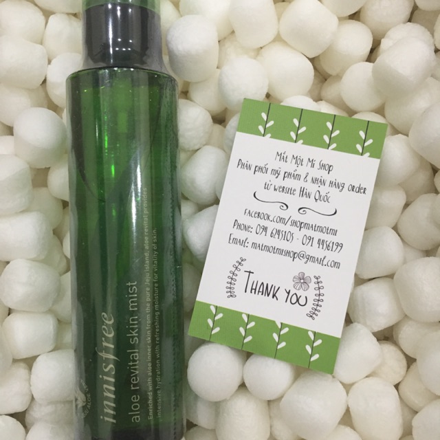 Xt khong l hi Innisfree aloe revital skin mist | Shopee Vit Nam