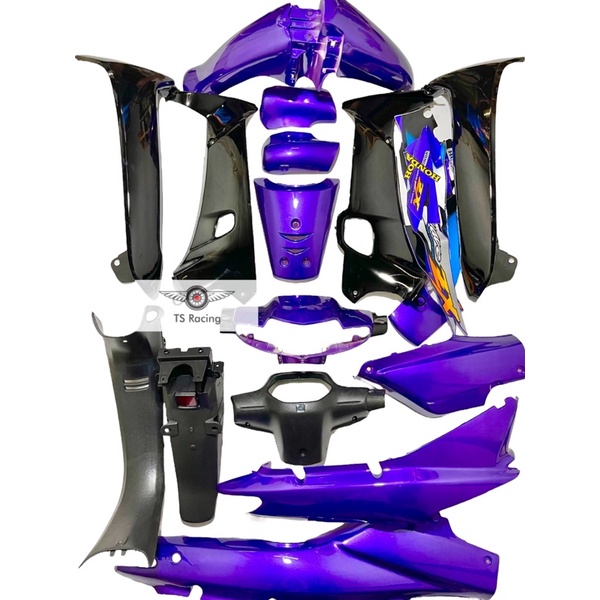 Dàn áo wave zx tím - tặng team 3 lớp