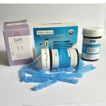 [SIEU SALE] [FreeShip – Xả kho] Que thử đường huyết Safe Accu Sinocare 50 que + 50 kim