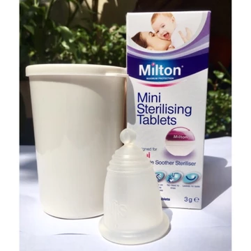 Cốc tiệt trùng + 1 hộp viên tiệt trùng (giành cho cốc nguyệt san)