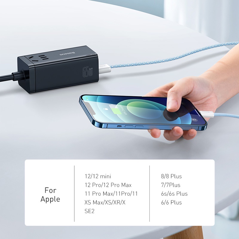Ảnh Cáp Sạc Nhanh 2.4A Baseus USB Dành cho Phone 13 Pro Max/12 Mini Pro Max 3
