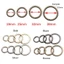 TOPTOOLCX 1 Ví Carabiner Túi xách Cổng mạ 19 / 25 / 32 / 38mm Hợp kim kẽm Móc túi Khóa thắt lưng
