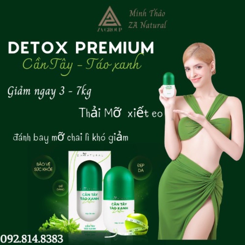 Detox Cần Tây Táo Xanh