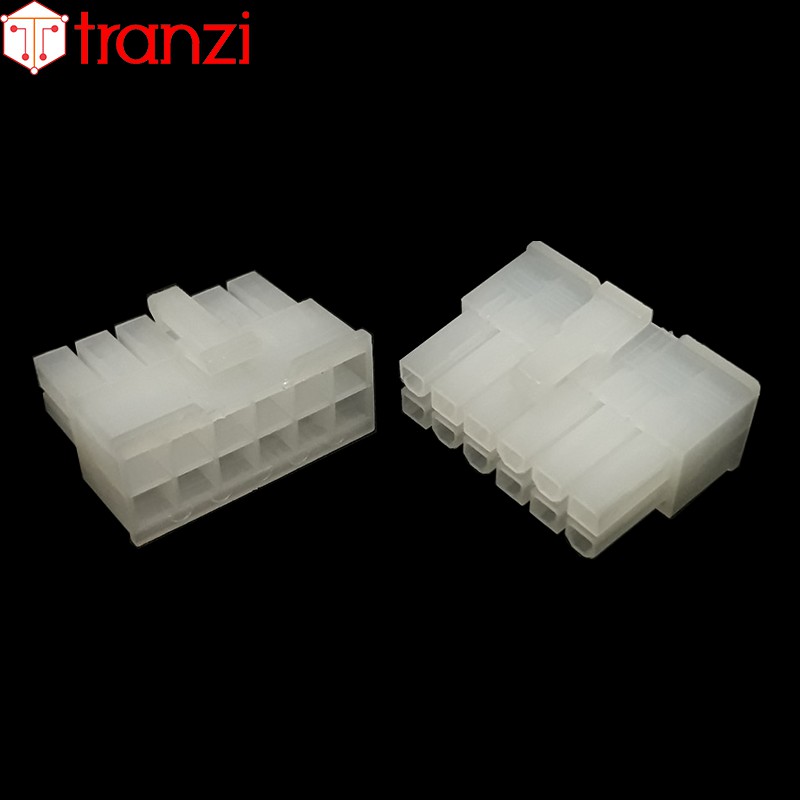 Vỏ header 4.2mm 5557 2x6P 19,8mm trắng - túi 10 cái | Shopee Việt Nam