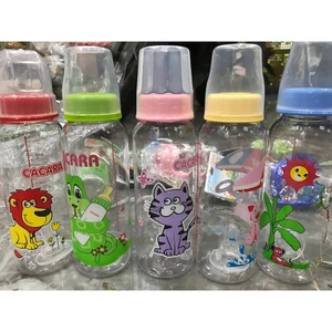 Combo 24 Bình Sữa Cacara nhựa PC 140ml/250ml Với Nhiều Màu Sắc Và Hình SInh Động