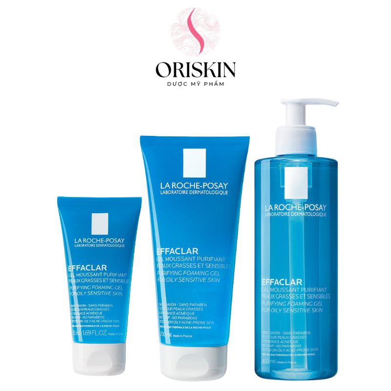 Ảnh La Roche Posay Gel Rửa Mặt Tạo Bọt Làm Sạch Và Giảm Nhờn Cho Da Dầu Nhạy Cảm Effaclar Purifying Foaming Gel 4