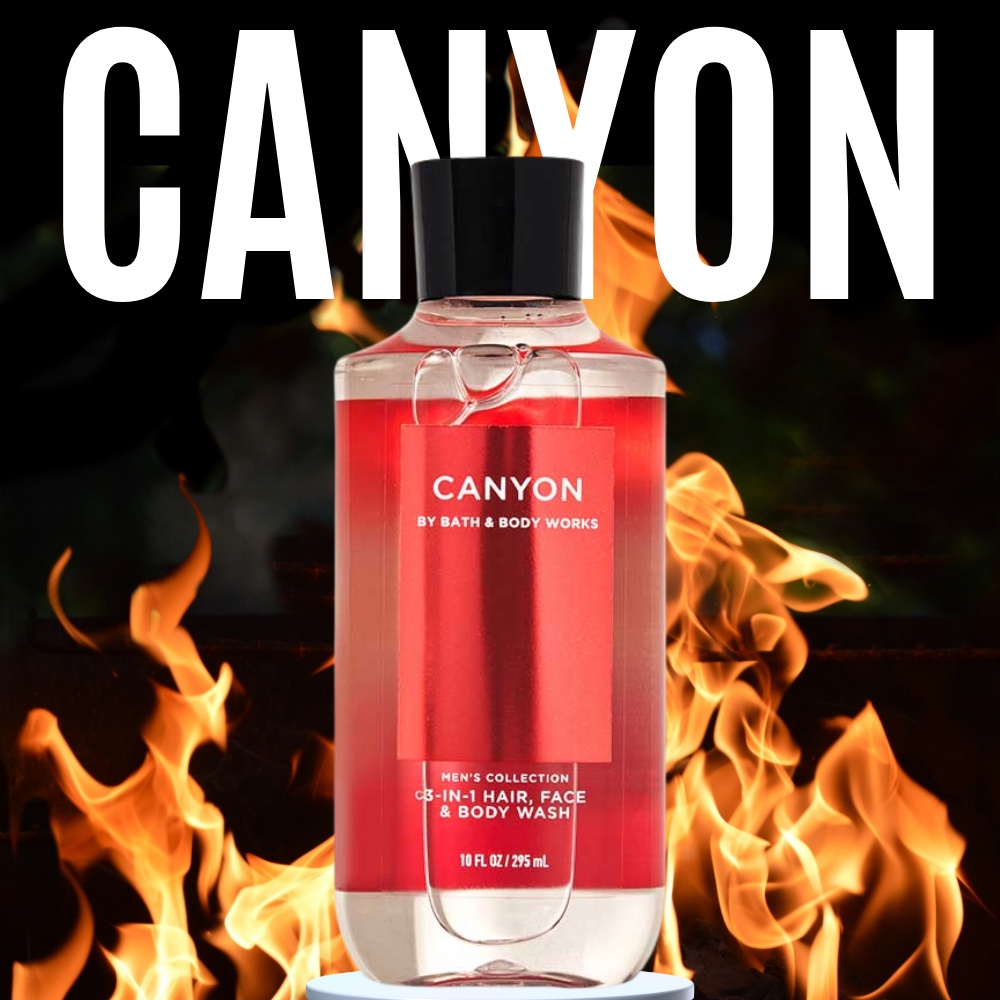 3in1 Sữa Tắm Gội Bath & Body Works Canyon Hair, Face & Body Wash For