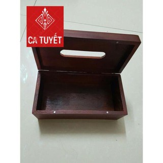 hộp đựng giấy ăn gỗ hương cao cấp