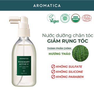 Nước Dưỡng Tóc Giảm Rụng Tóc Aromatica Rosemary Active V Anti-Hair Loss Tonic 100ml