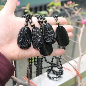 TẶNG kèm dây chuỗi - Dây chuyền mặt phật bản mệnh 12 tuổi size 4.7cm x 3cm - Phật Bất Động Minh Vương người tuổi dậu