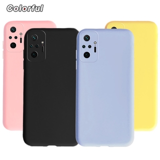Ốp Lưng Silicone Màu Trơn Thời Trang Cho Xiaomi Redmi Note 10 / Note 10s / Note 10 Pro / Note10 Pro Max