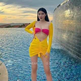 BIKINI SÉT 3 MÓN NHIỀU MÀU SẮC MỚI BIKINI STORE